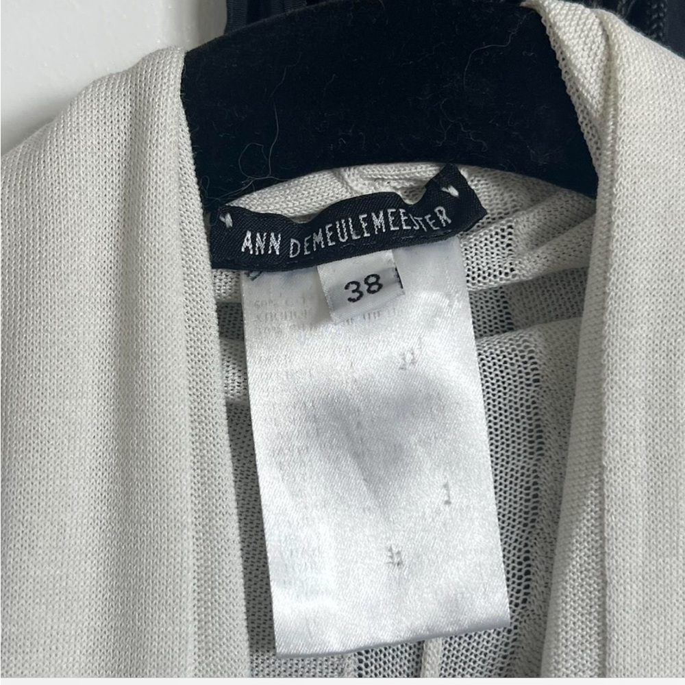 Ann Demeulemeester Cream Vest cardigan - Picture 2 of 5